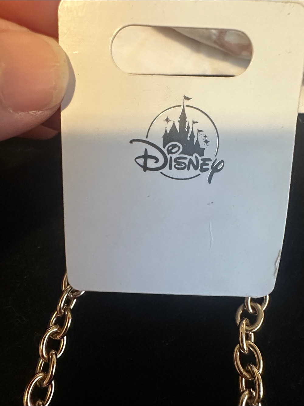 Disney Mickey Mouse Icon Chain Necklace NWT Gold Tone - Picture 3 of 9